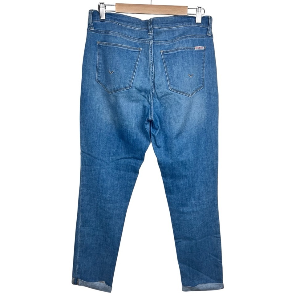 🎁 Hudson Natalie Midrise Slim Boyfriend Crop Jeans 27 Women’s Blue - Picture 3 of 9